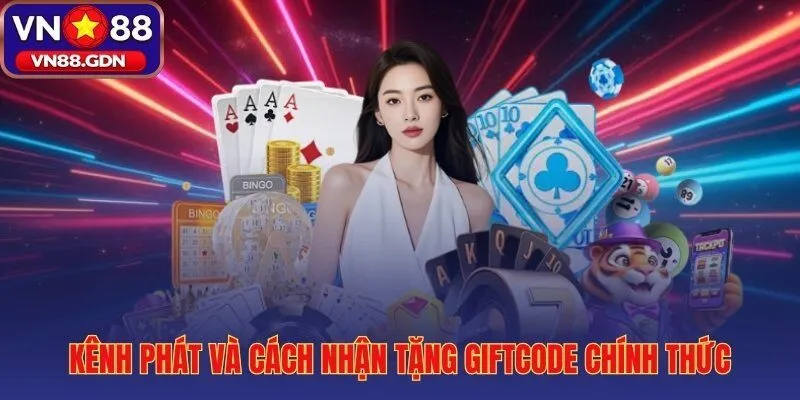 Tặng giftcode VN88 tiền cược và free spin cộng thẳng tài khoản