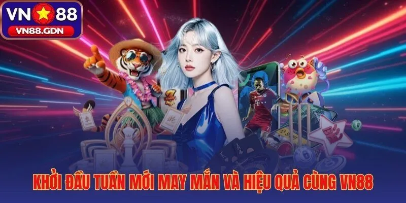 Đón lộc đầu tuần cùng VN88 - chọn đúng ngày nạp đúng ưu đãi