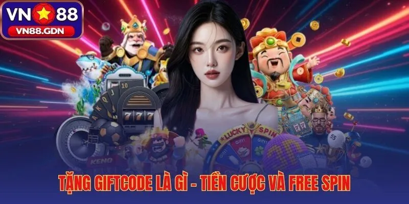 Tặng giftcode VN88 tiền cược và free spin cộng thẳng tài khoản