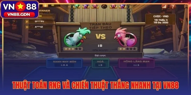 RNG kiểm định độc lập nền tảng đặt kèo minh bạch tại VN88